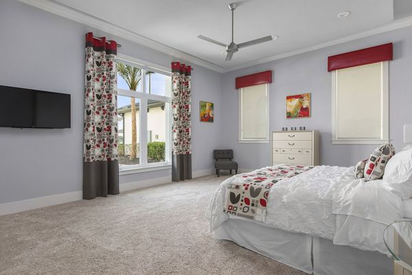 Master suite 5 located on the first floor