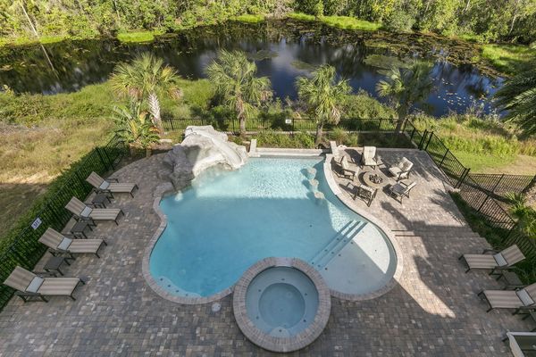 Pool view from the 3rd floor balcony