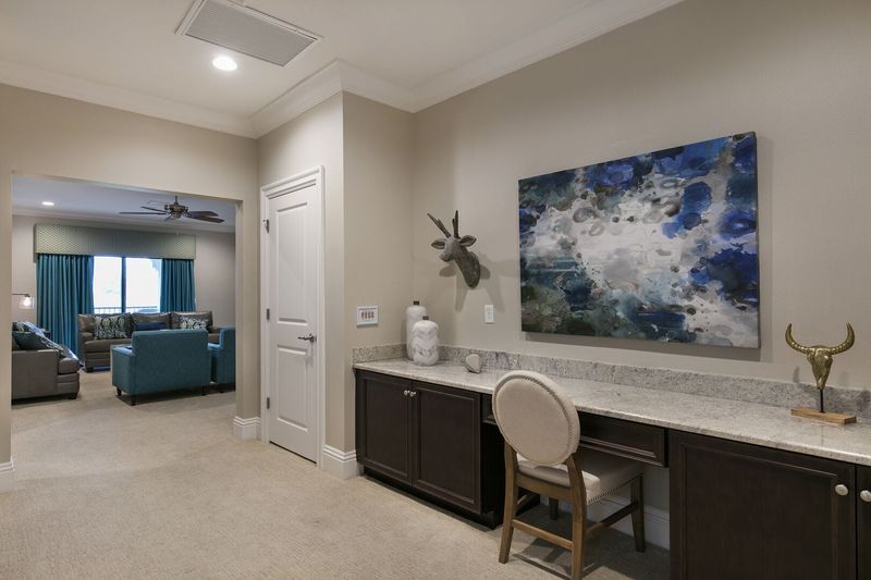 Be greeted with beautiful decor as you head to the third floor