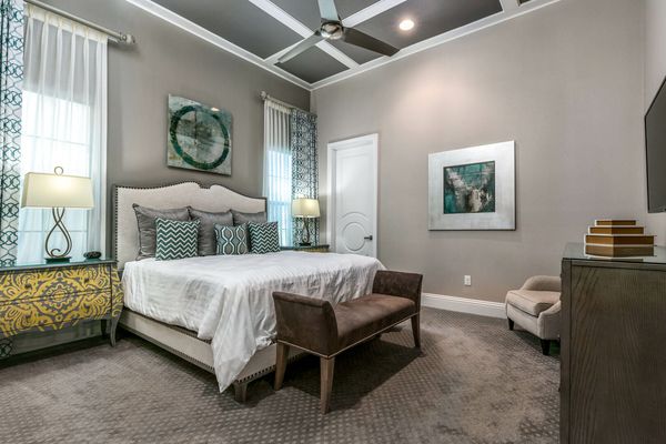 Master suite with king size bed and en-suite bathroom