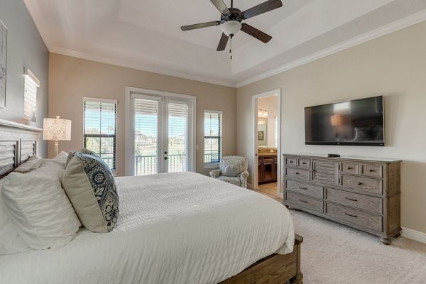 Relax in your king bed as you watch your favorite movies on the SMART TV