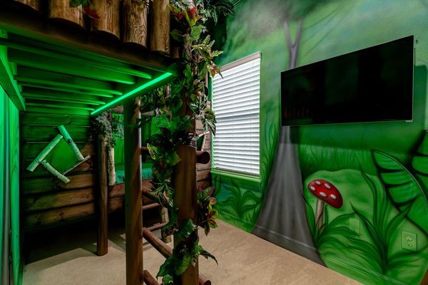 A SMART TV for after-theme park enjoyment