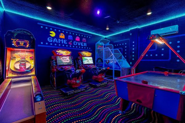 Get lost in hours of fun in the Classic Arcade Room