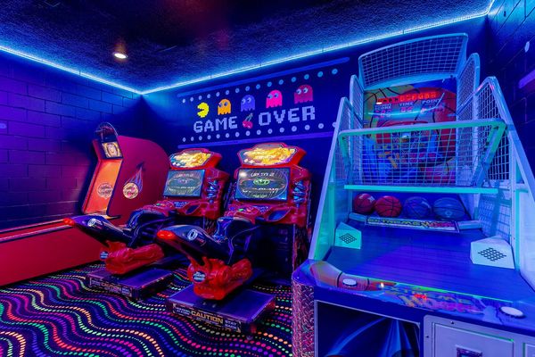 Choose from a variety of arcade games