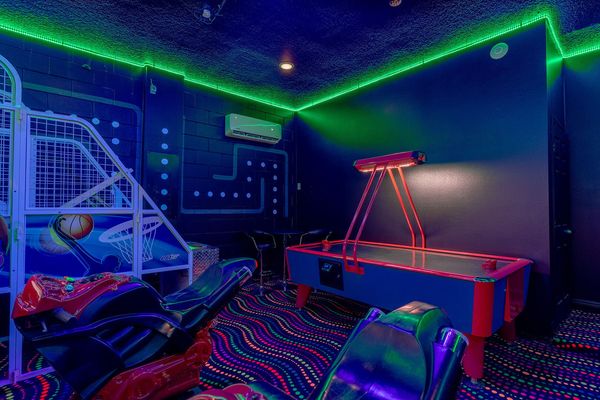 Challenge your family and friends to Air Hockey