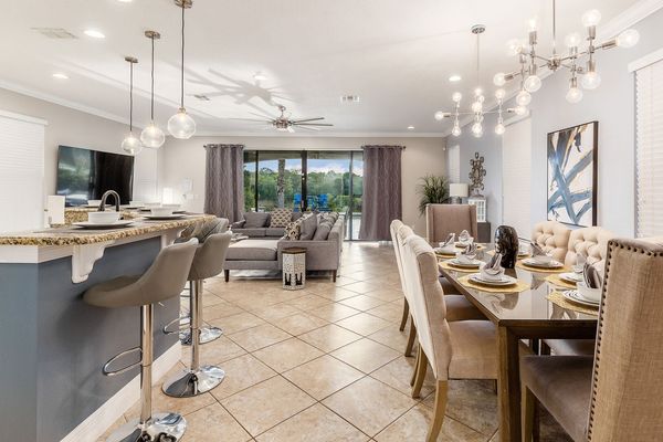 Modern and luxurious furnishings throughout