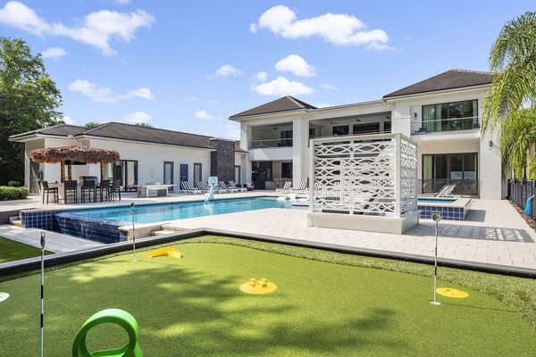 Sharpen your mini golf skills on the putting green