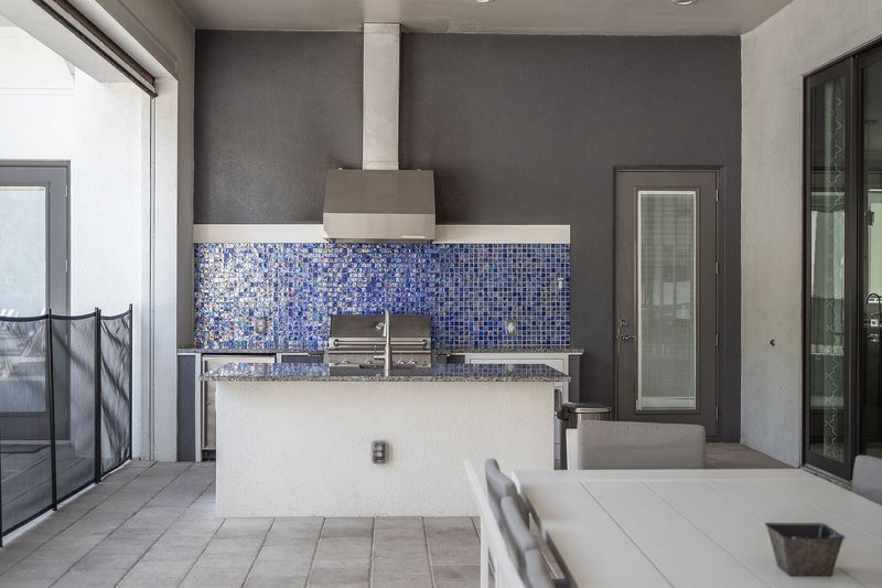 You will love your outdoor dining area with a gas BBQ perfect for the evening grills