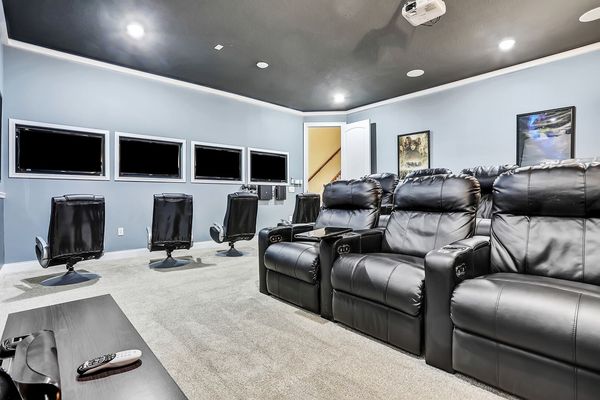 There are plenty of gaming options including a PS4, XBOX One, 4 T.V's with 4 gaming chairs