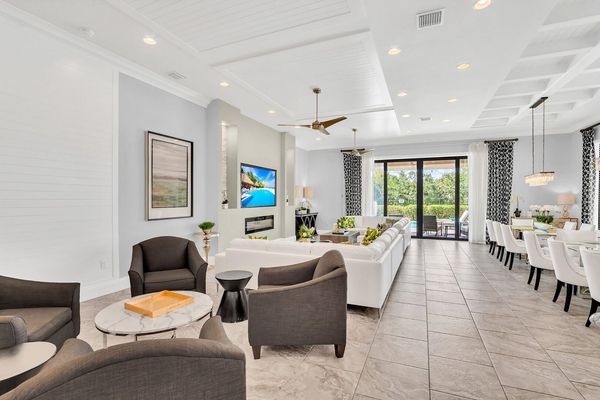 Comfortable seating area in the living room