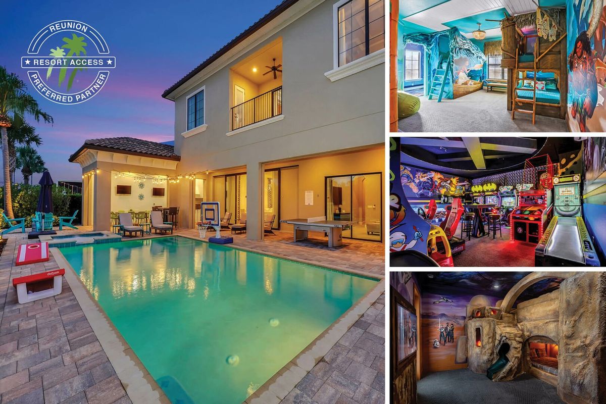 Welcome to Signature Bliss, a 9-bedroom villa in the Reunion Resort! | Photos updated: September 2022 |