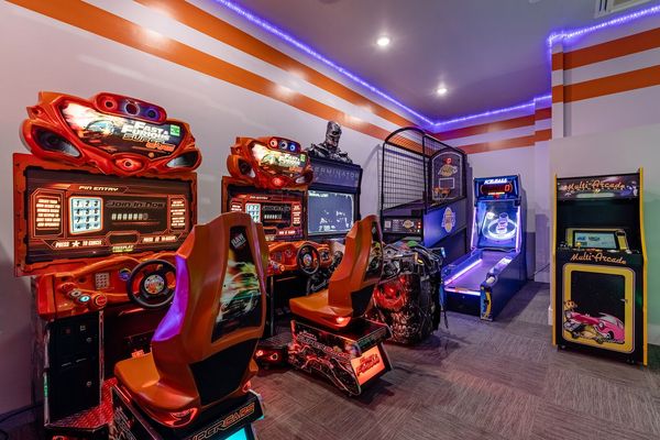 Watch TV while you bowl or listen to music on the Sonos surround system