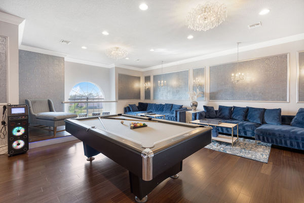Enjoy a game of pool with family and friends