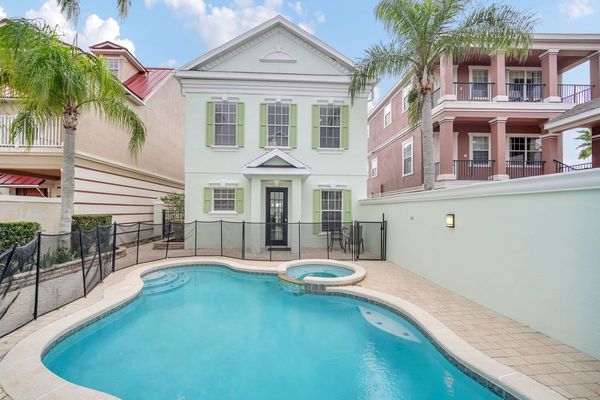 Your private courtyard includes a pool and spillover spa