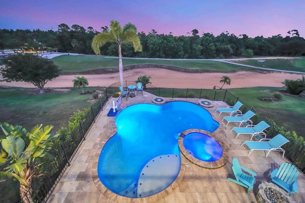 View of your private pool from your upstairs balcony