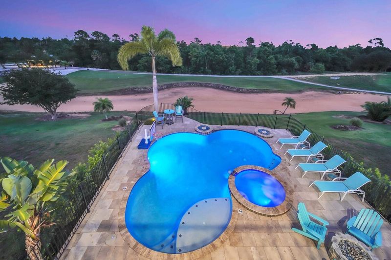 View of your private pool from your upstairs balcony