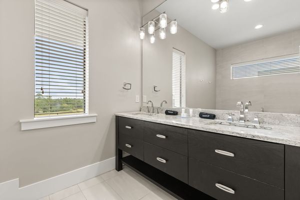 This bathroom is spacious enough for any couple