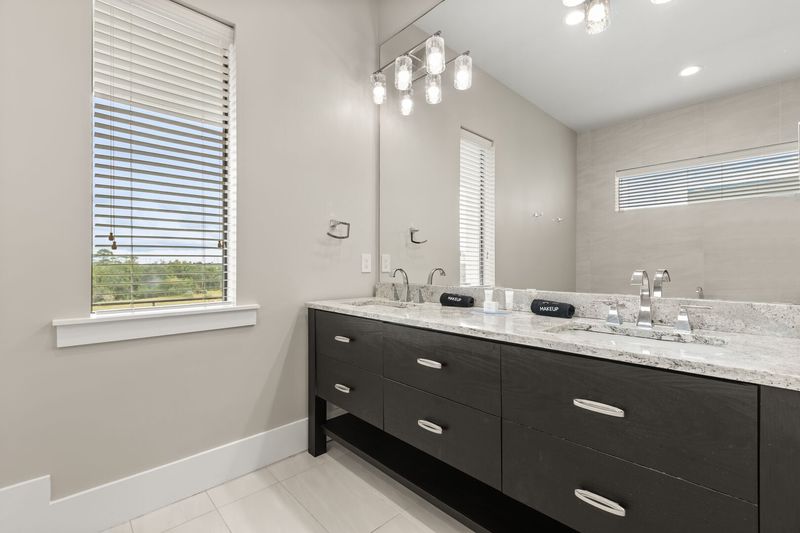 This bathroom is spacious enough for any couple
