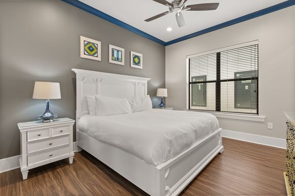 Sleep easy in your second floor bedroom with a king bed and ensuite bathroom