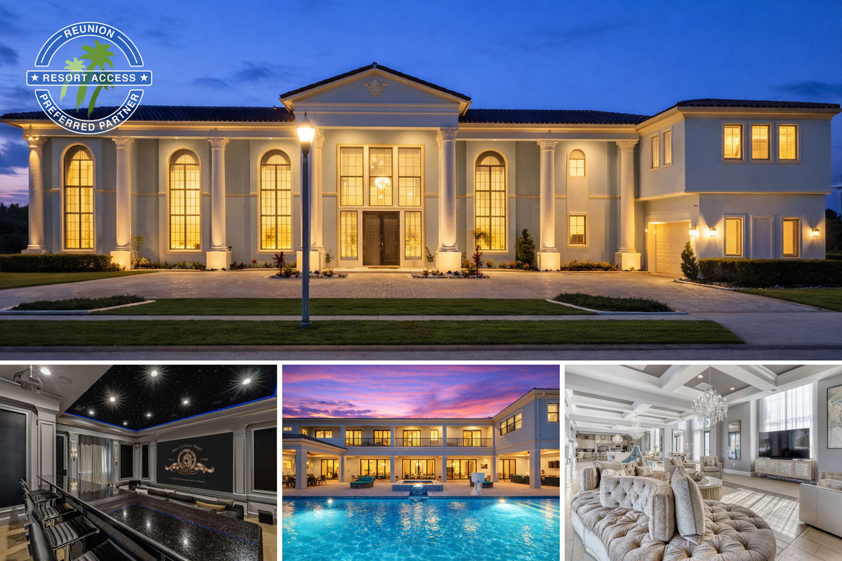 Welcome to The Atlantis at Reunion, a luxury 12 bed villa with home theater, fitness rooms and purpose-built kids bedrooms | PHOTOS TAKEN: January 2026