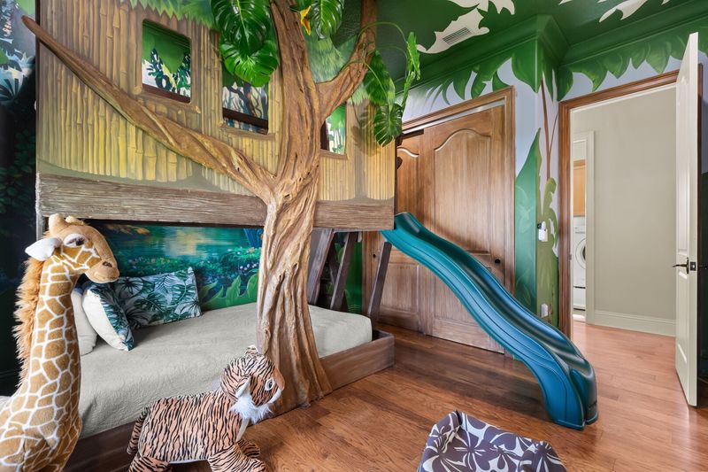 let the imagination go wild in this customized tree house bedroom