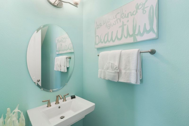 Half bathroom downstairs