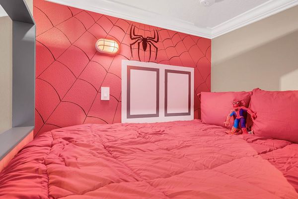 Each bunk has custom artwork and theme