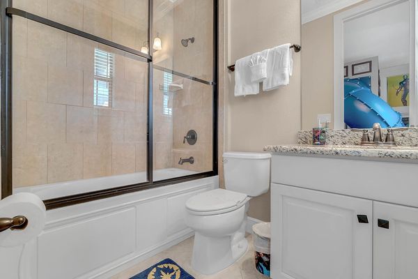 The kids have an ensuite bathroom as well