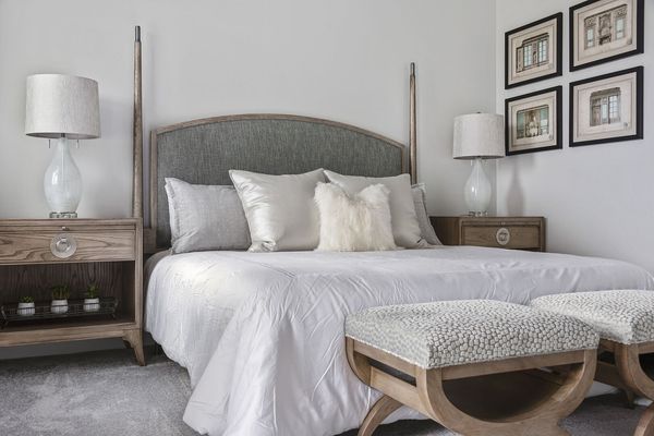 A beautiful suite featuring a King sized bed