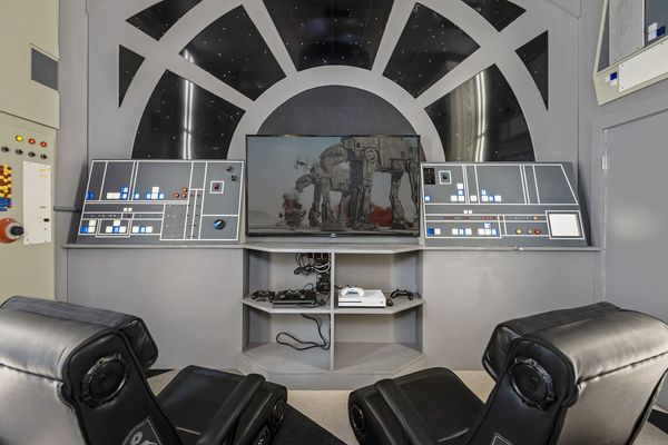 Get your game on with both an Xbox One and Playstation 4 gaming console connected to your own 65-inch SMART TV