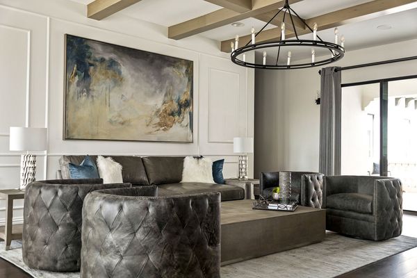 Head upstairs to the loft area with comfortable seating, a flatscreen TV and access to the balcony