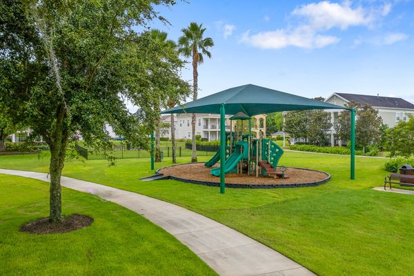 Newly built playground for the kids to enjoy