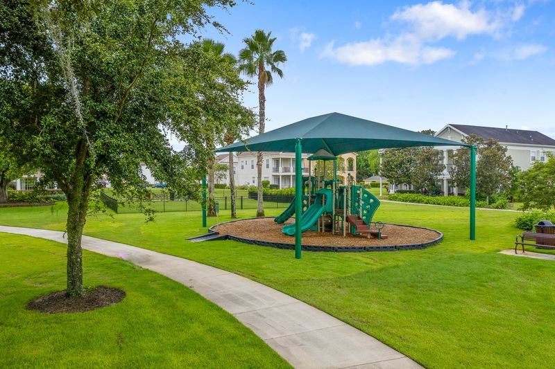 Newly built playground for the kids to enjoy