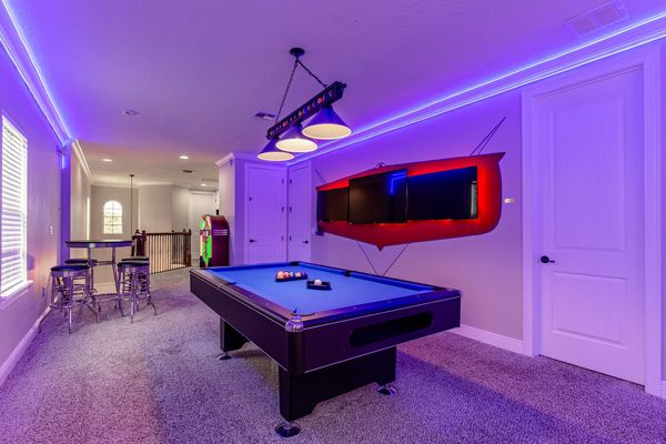 Hang out and watch a favorite movie on the three SMART TVs