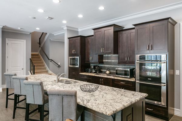 There is breakfast seating for 4