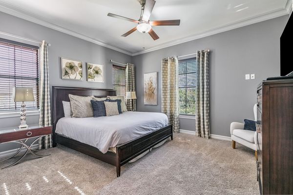 Master Suite 3 has a 42-inch TV and DVD Player