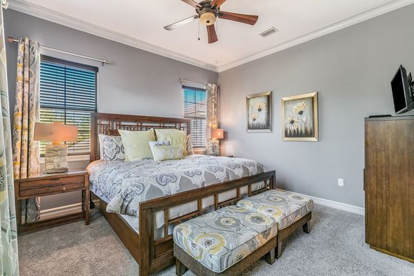 Master Suite 5 located on the second floor with a 32-inch TV and DVD Player