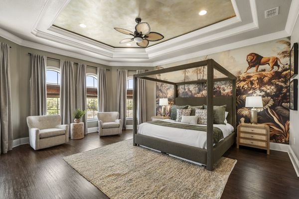 This King suite is perfect for getting a good night of sleep after busy vacation days