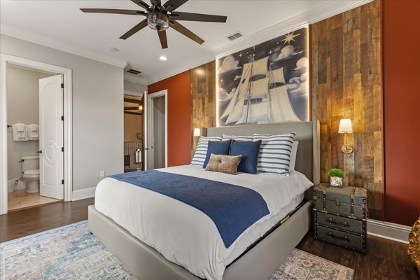 A comfortable King bedroom