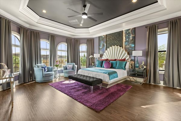 This King suite is perfect for getting a good night of sleep after busy vacation days