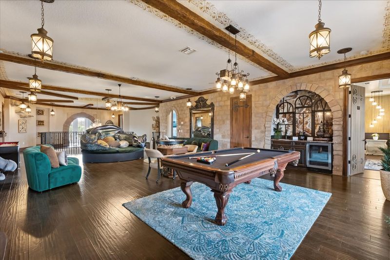 Play a game of pool, air hockey, arcade games or make some drinks at the wet bar