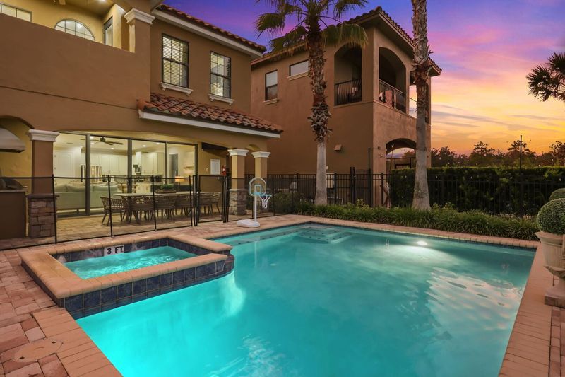 Spend your evenings relaxing by the pool.