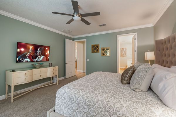 Enjoy a favorite show on a 55-inch TV