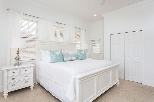 Relax in your king bed after a day at the parks