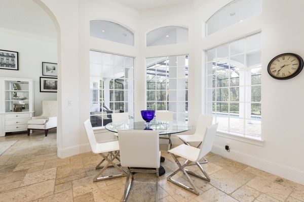 Beautiful dining area with seating for 6