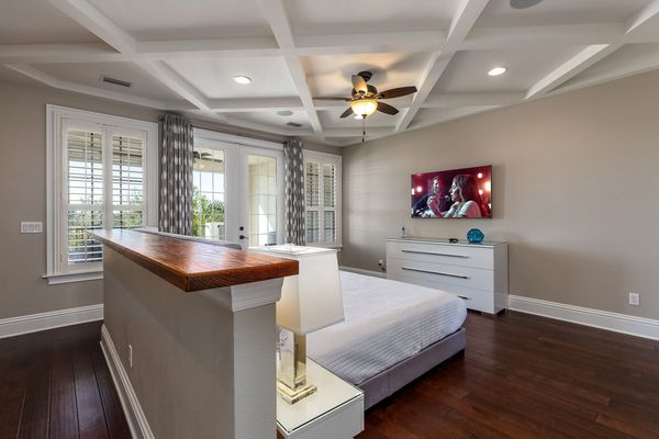 Featuring a King bed, gorgeous wood floors, and a TV in this private third floor getaway