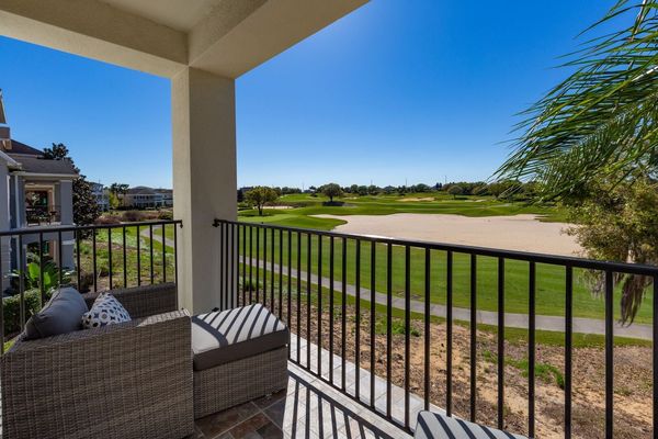 Enjoy views from the patio, 2nd and 3rd floor balconies of the golf course and Reunion Grande