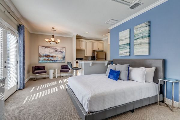 Head over to the annex for a beautiful King bedroom