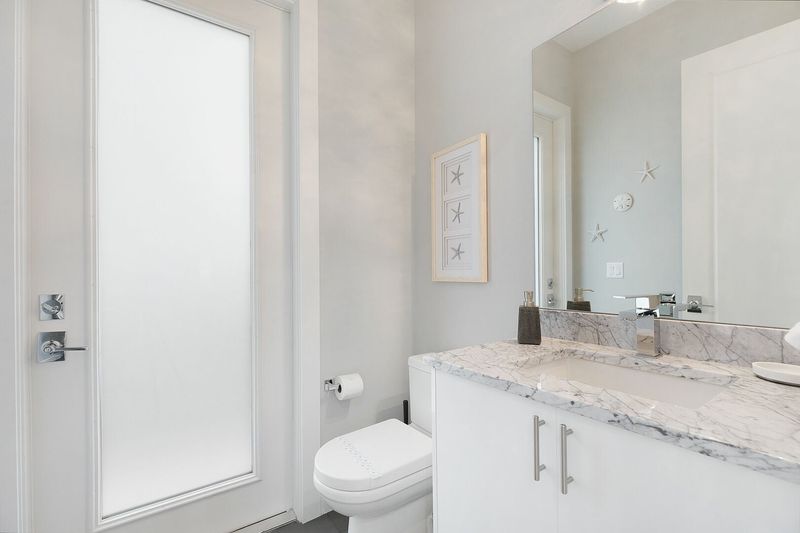 Hallway bathroom