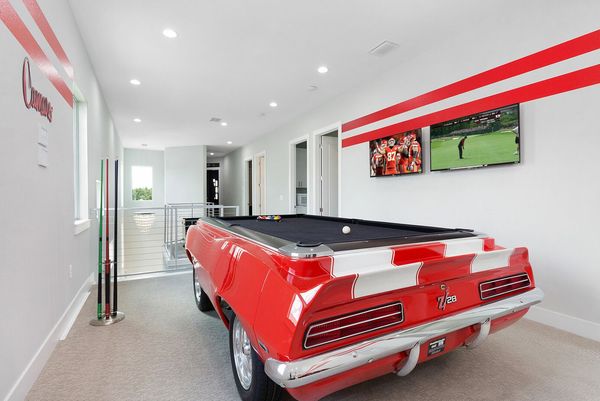 The room features 2 TVs so you can play and not miss a big game